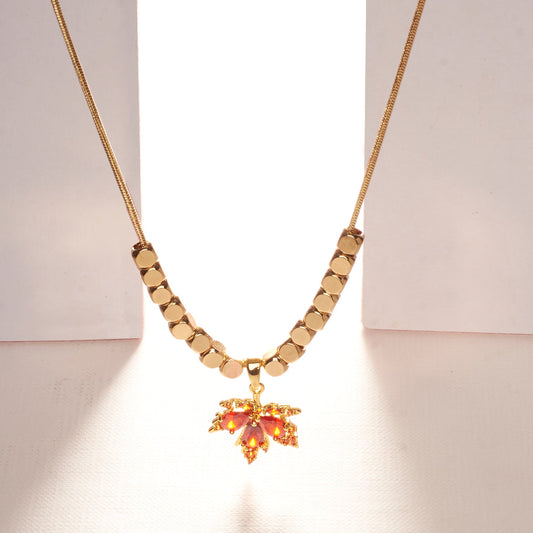 Scarlet Swirl Necklace