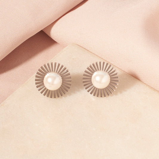 Oceanic Opulence Earrings -Silver