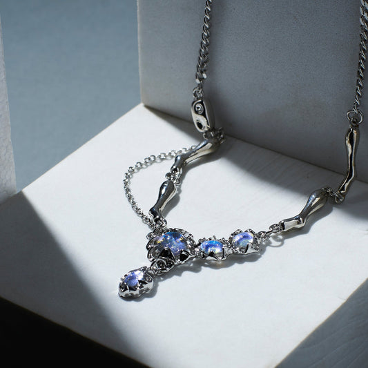 Elite Adorn Silver Necklace Salty Alpha