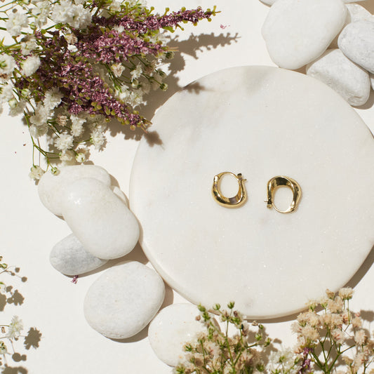 Sunset Trendy Hoops Salty