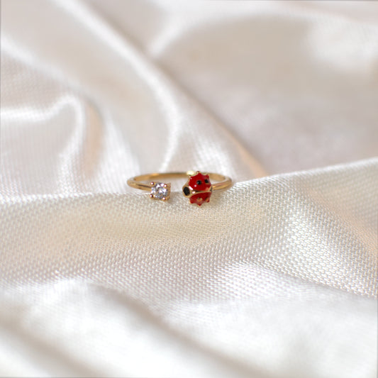 Scarlet lily beetle Ring Salty