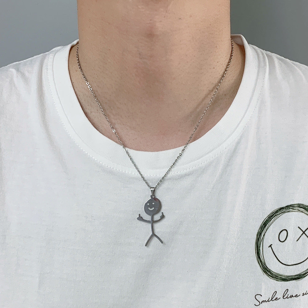 Be Yourself, Be You Necklace- Silver Salty