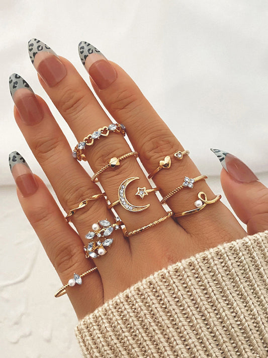 Set of 10 Night Out Rings