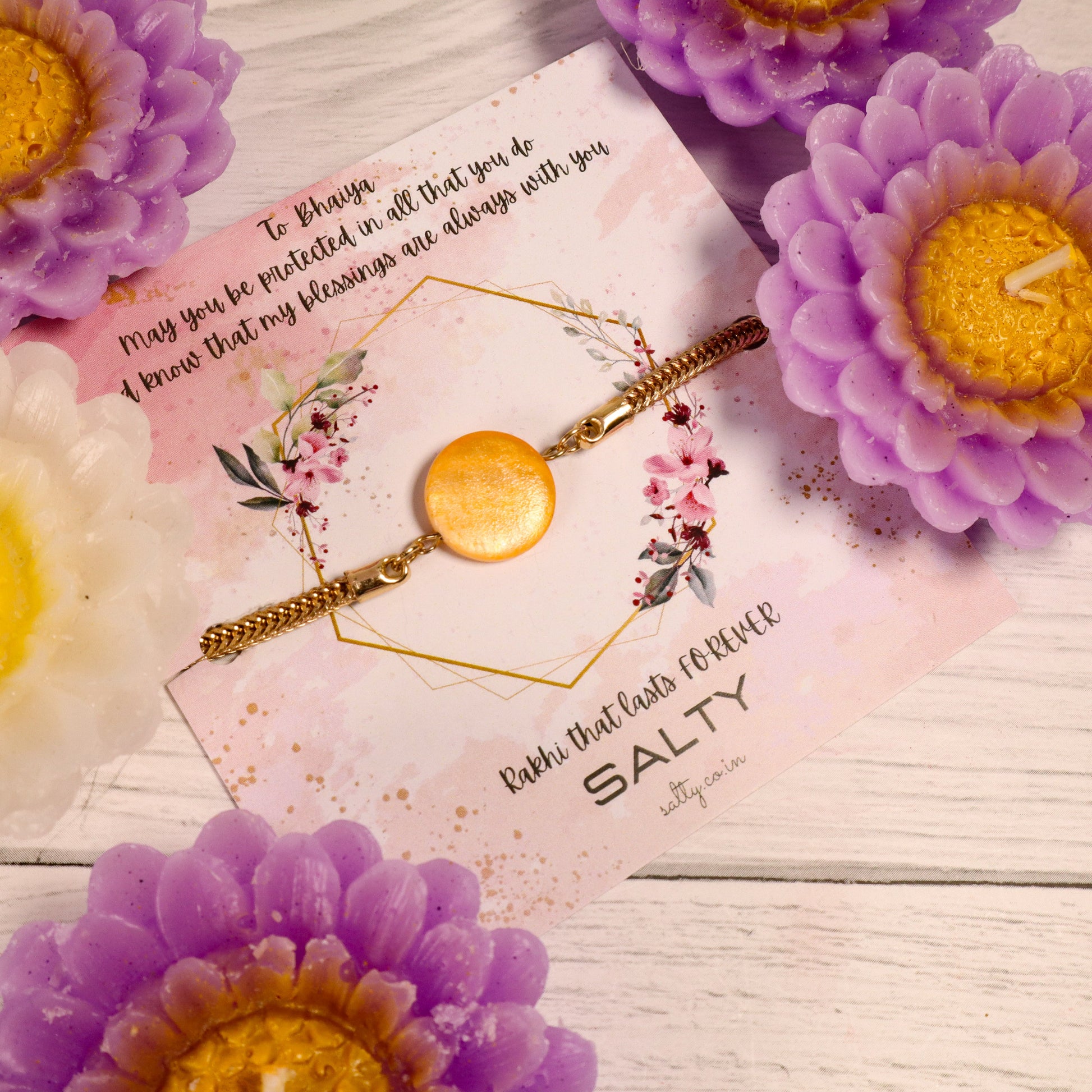 Set of 3 Mis Match Colour Rakhi Salty