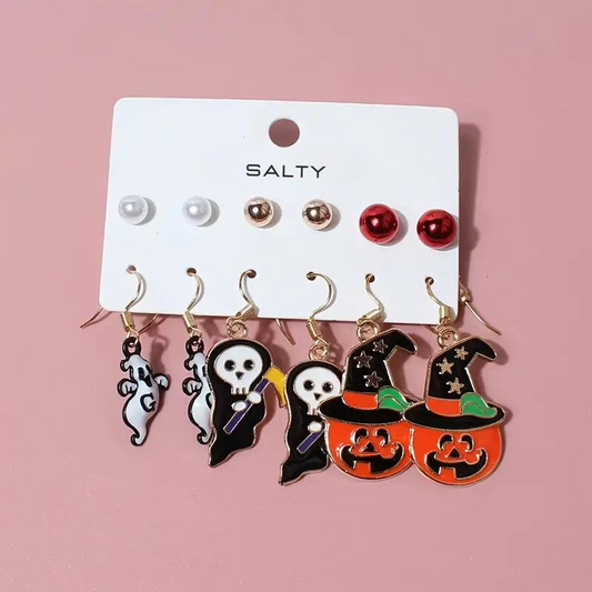 Set of 6 Beyond the Grave Earring Combo Salty