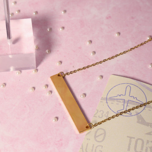 Signature Keepsake Necklace - Gold Salty