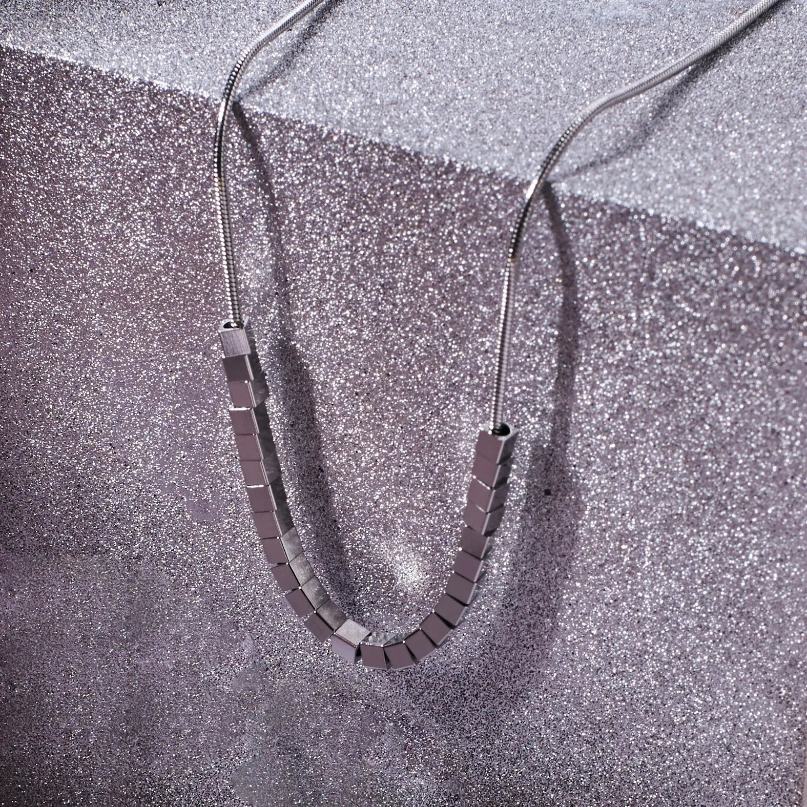 Silver Chevron Chain | Salty