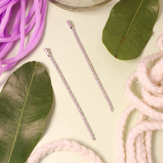 Silver Tassel Fancy Earrings