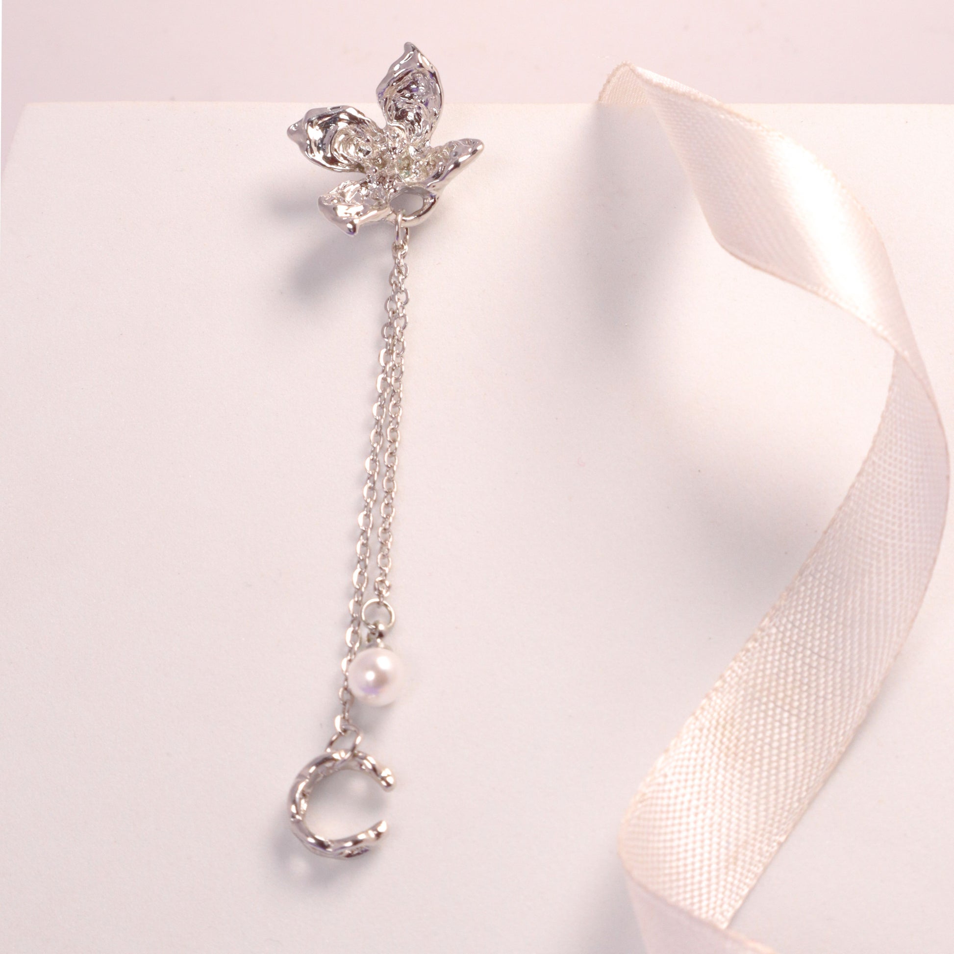 Single Flower Cuff Earring - 1 Piece