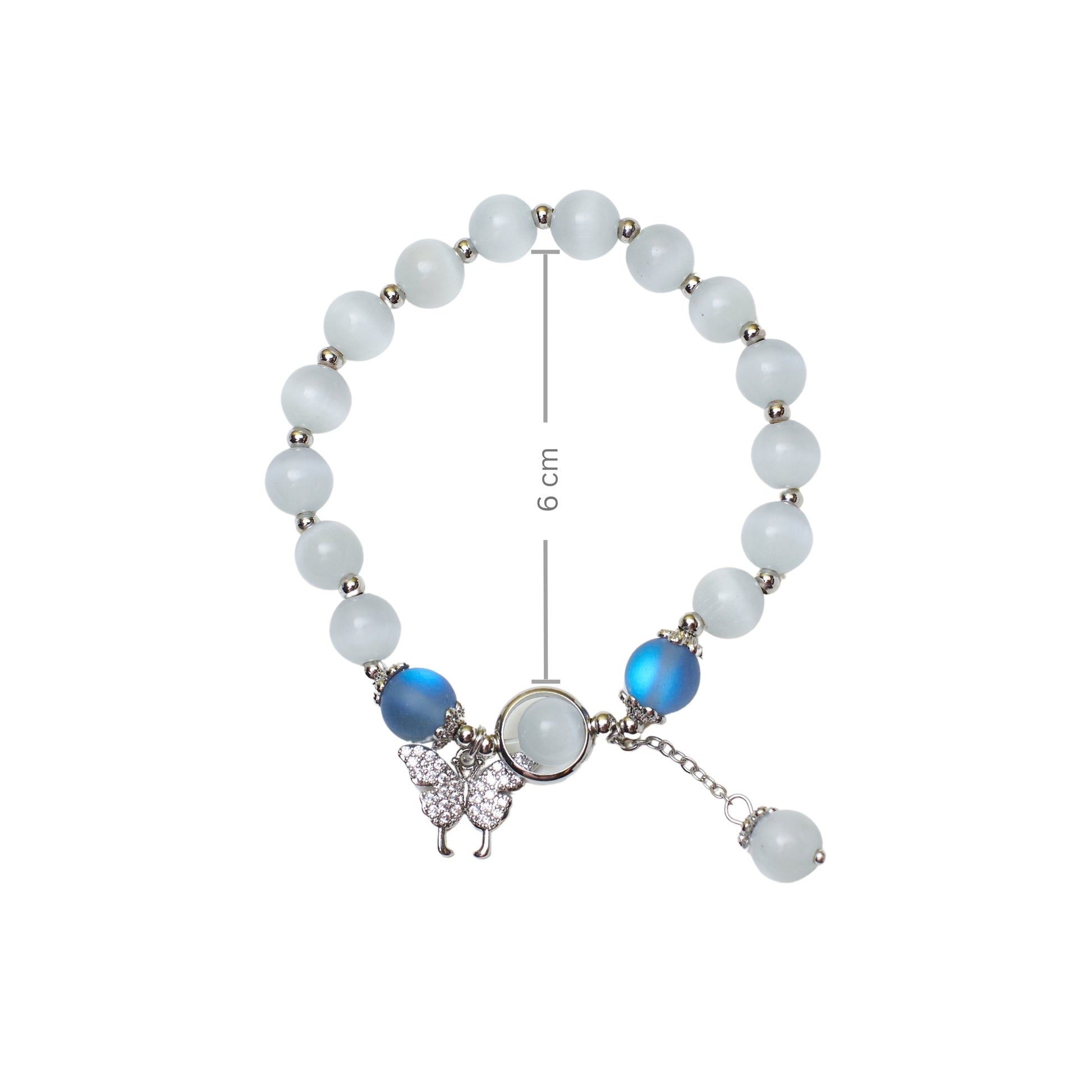 Skies & Butterfly Beaded Band Salty