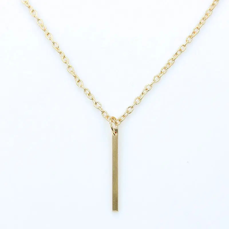 Solid Chain Necklace - Gold