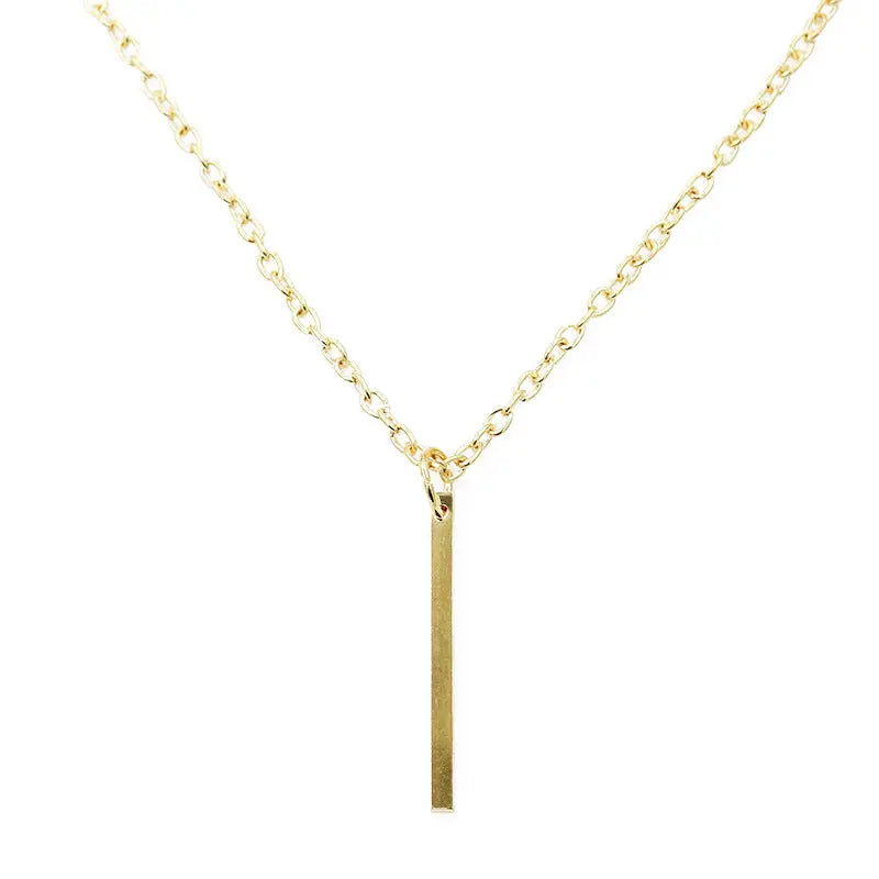 Solid Chain Necklace - Gold
