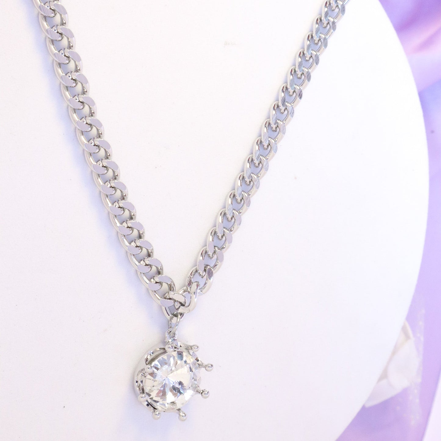 Solitaire Stone Necklace