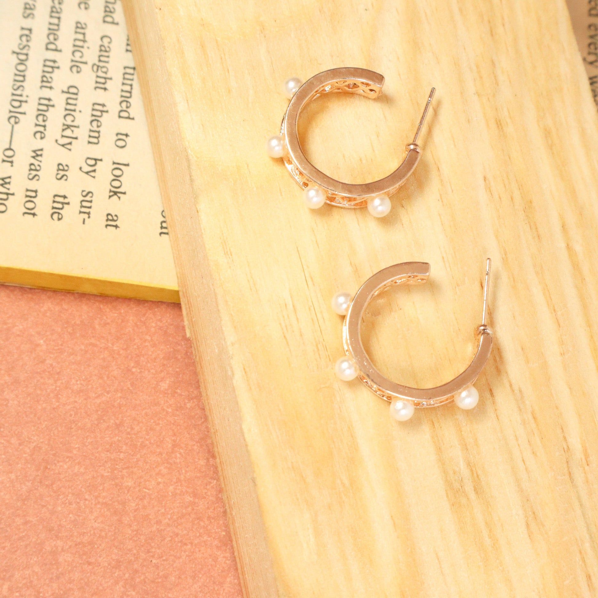 South Sea Pearl Hoops