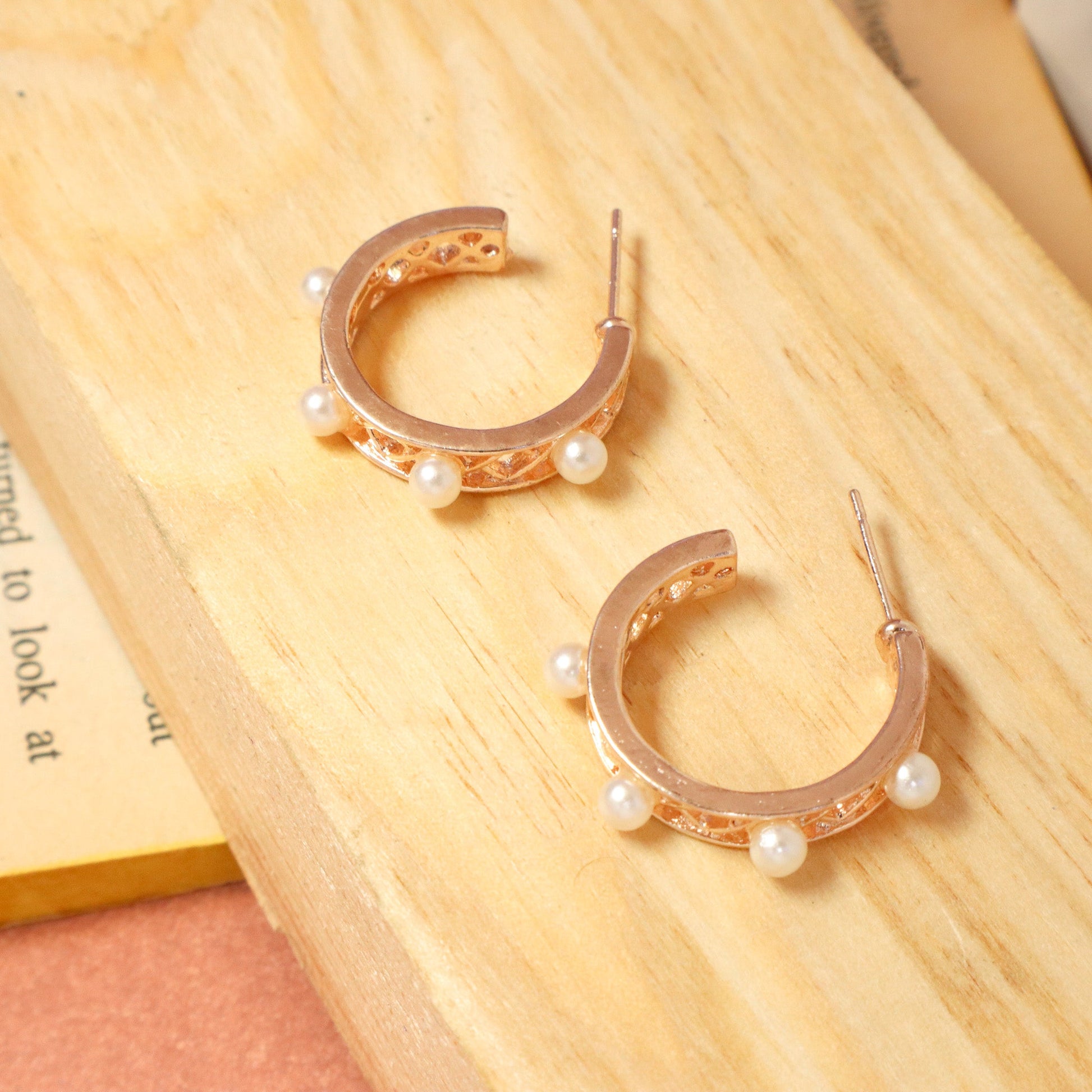 South Sea Pearl Hoops