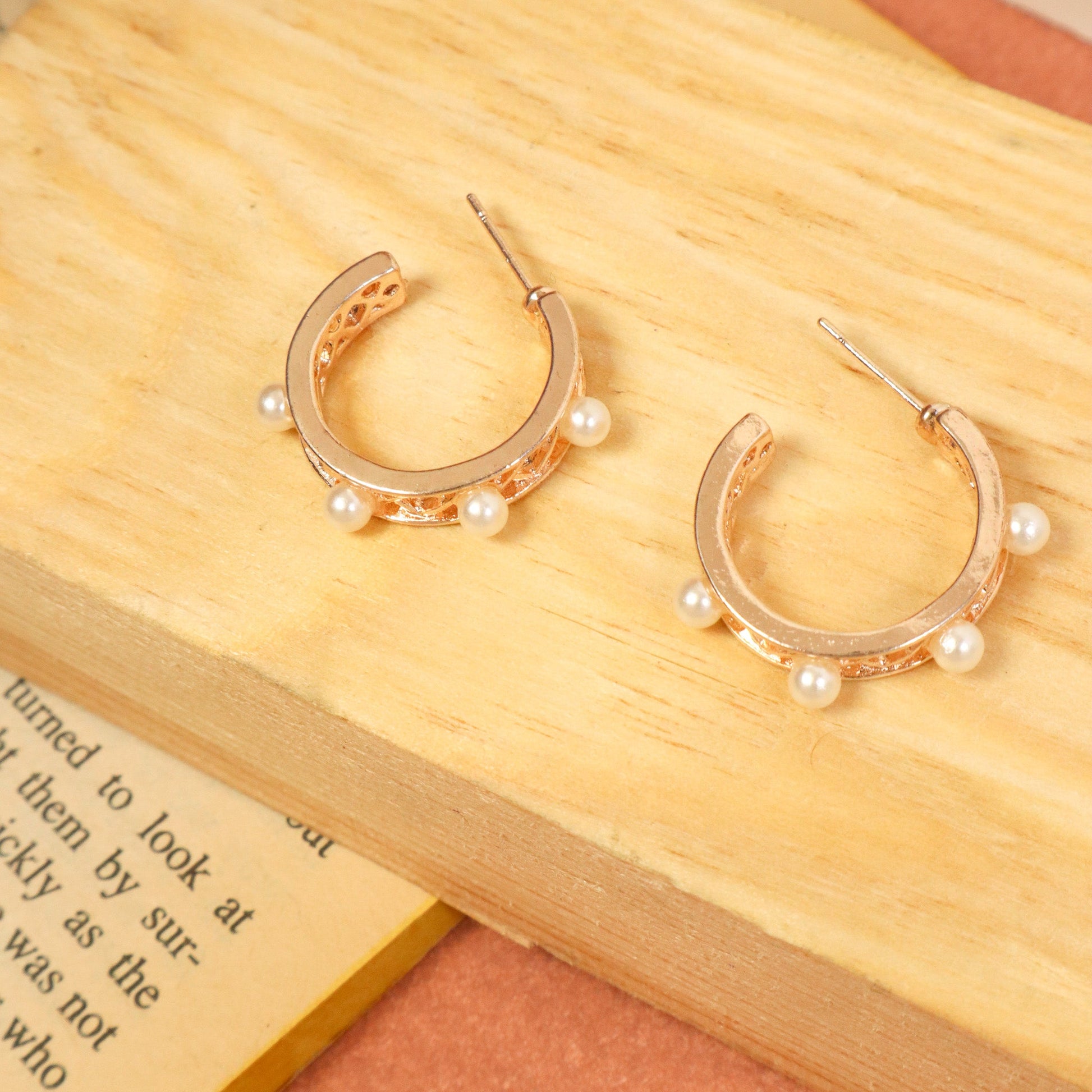South Sea Pearl Hoops