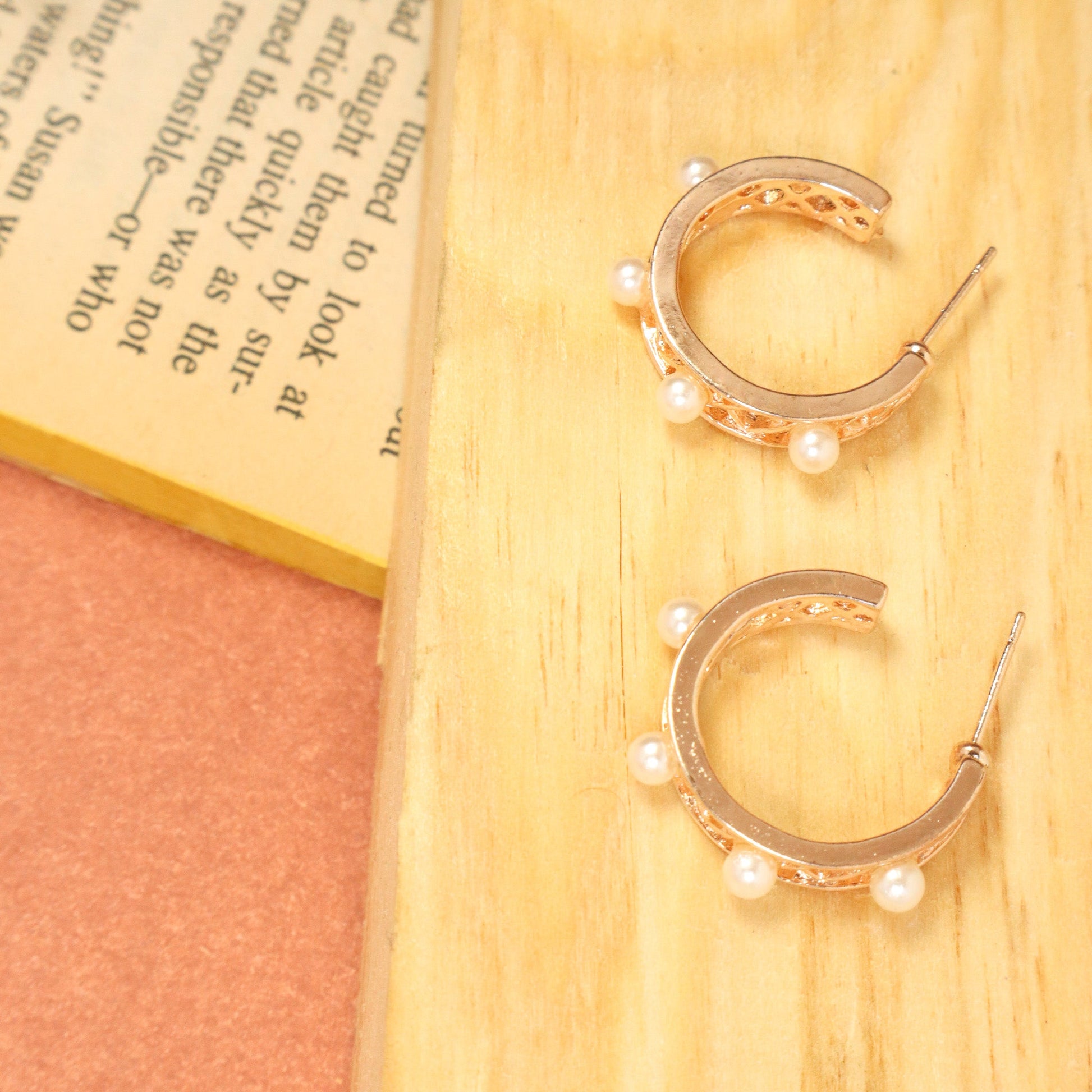 South Sea Pearl Hoops