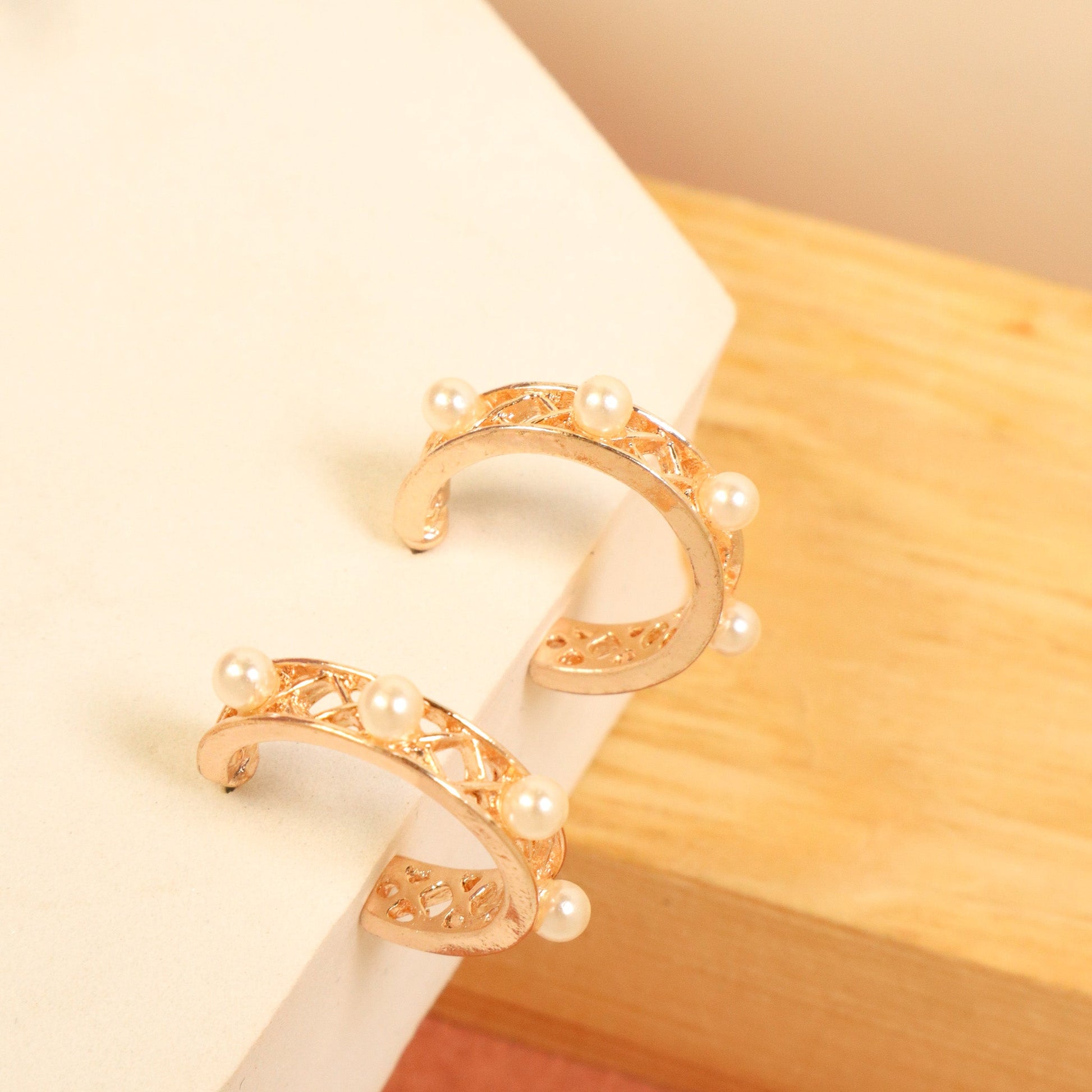 South Sea Pearl Hoops