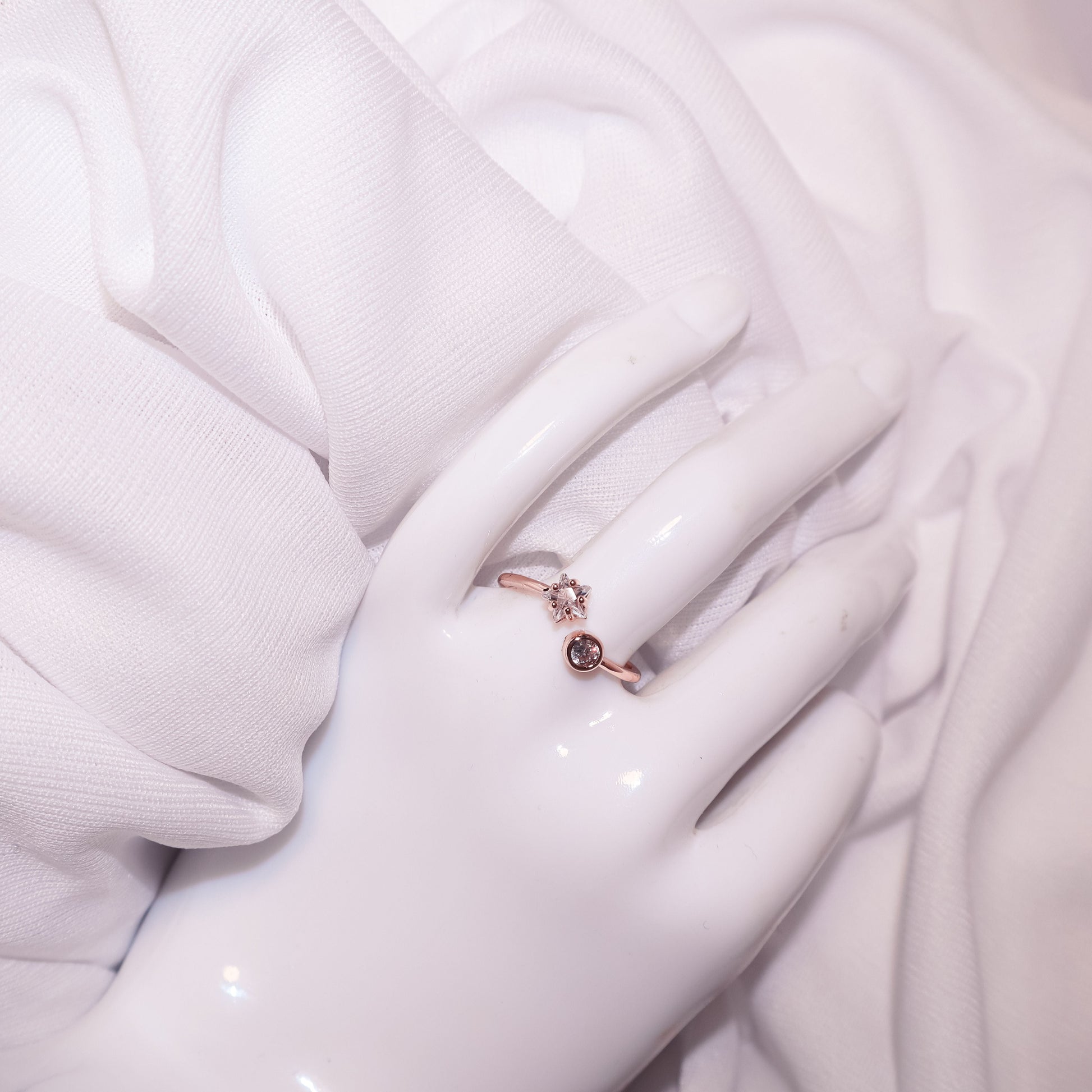 Star Cut Diamond Ring