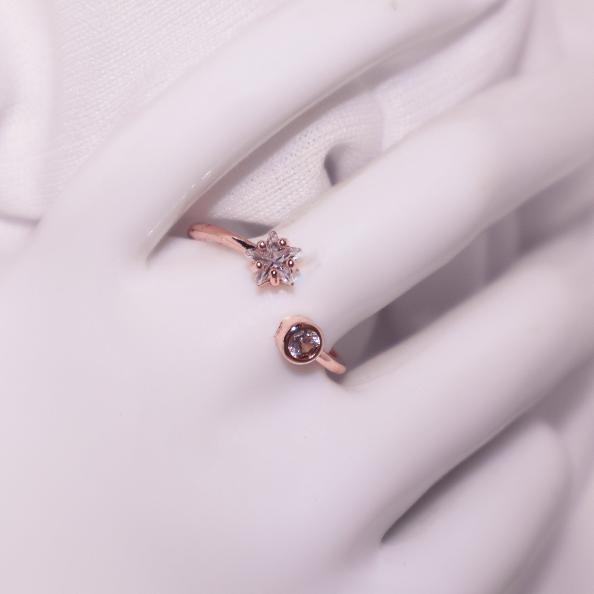 Star Cut Diamond Ring