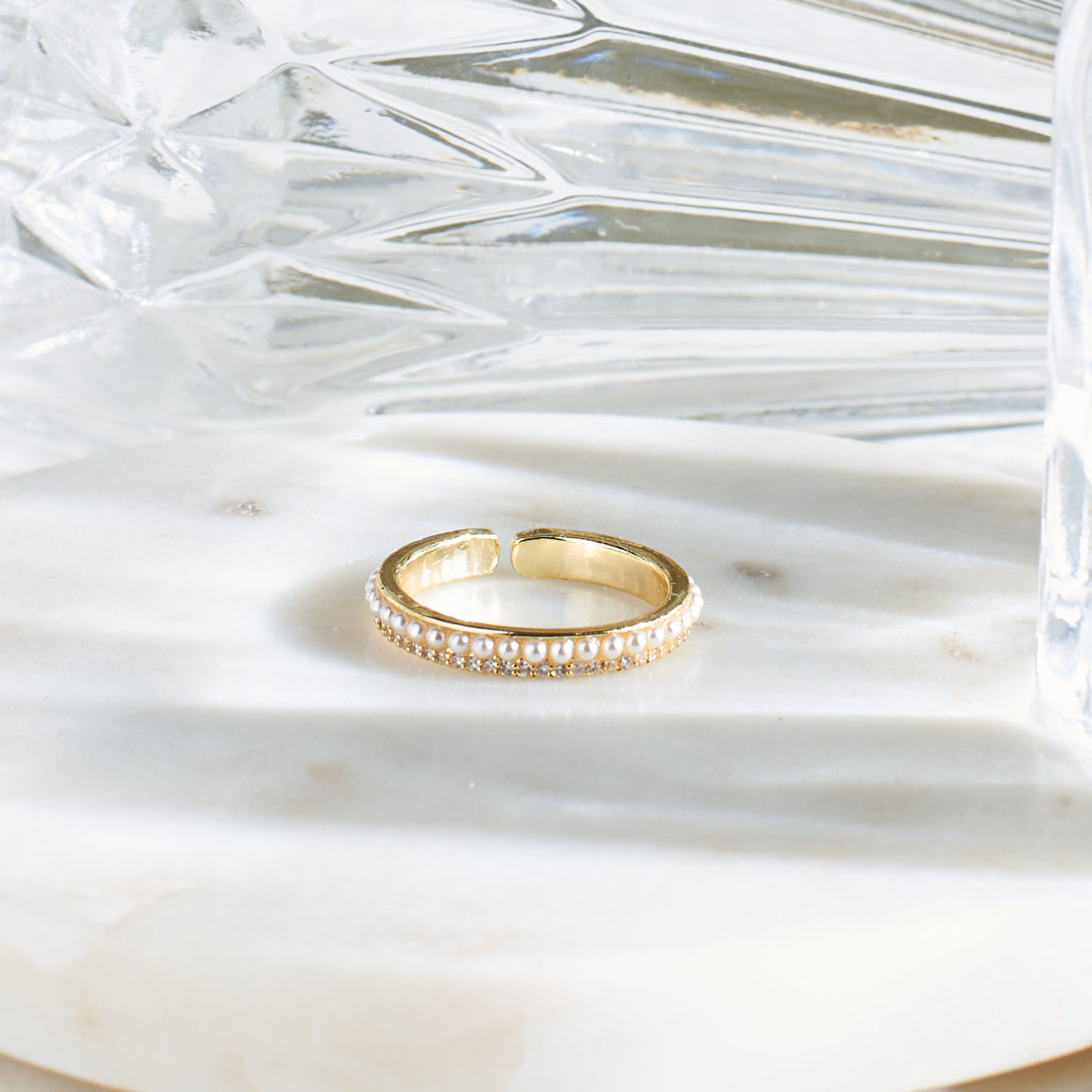 Stardust Pearl Ring Salty