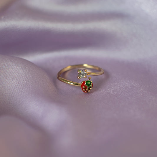 Strawberry Cute Ring Salty