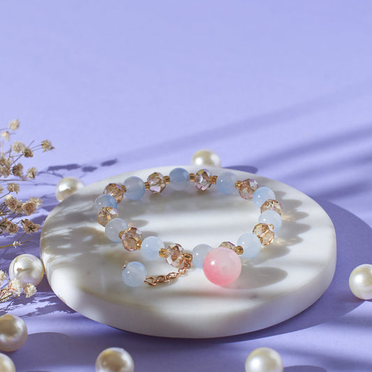 Sunstone Calming Beads Bracelet Salty