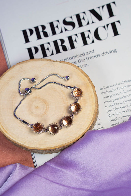 Sunstone Natural Crystal Bracelet