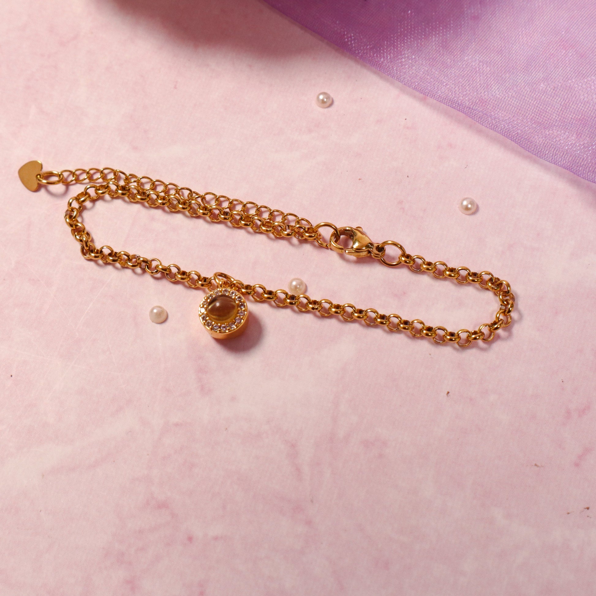 Tassel Tranquility Minimalist Bracelet - Golden Salty