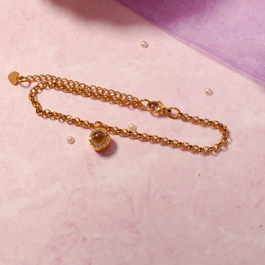Tassel Tranquility Minimalist Bracelet - Golden Salty