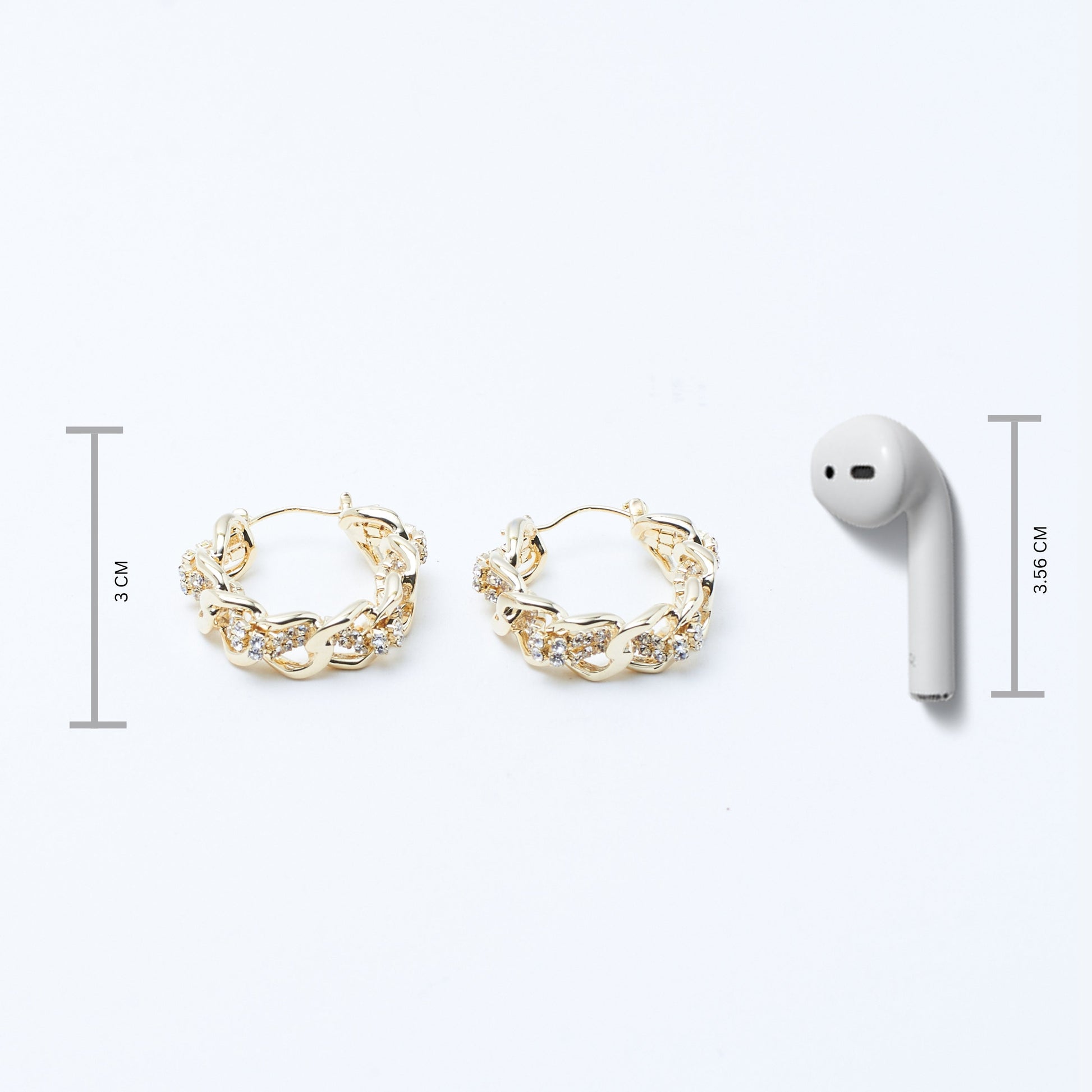 Timeless Twirl Hoops Salty