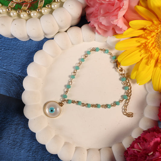 Traditional Blue Evil Eye Band Salty