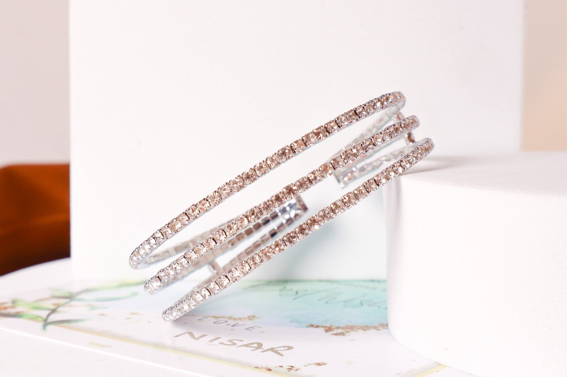 Triple Crystal Cuff