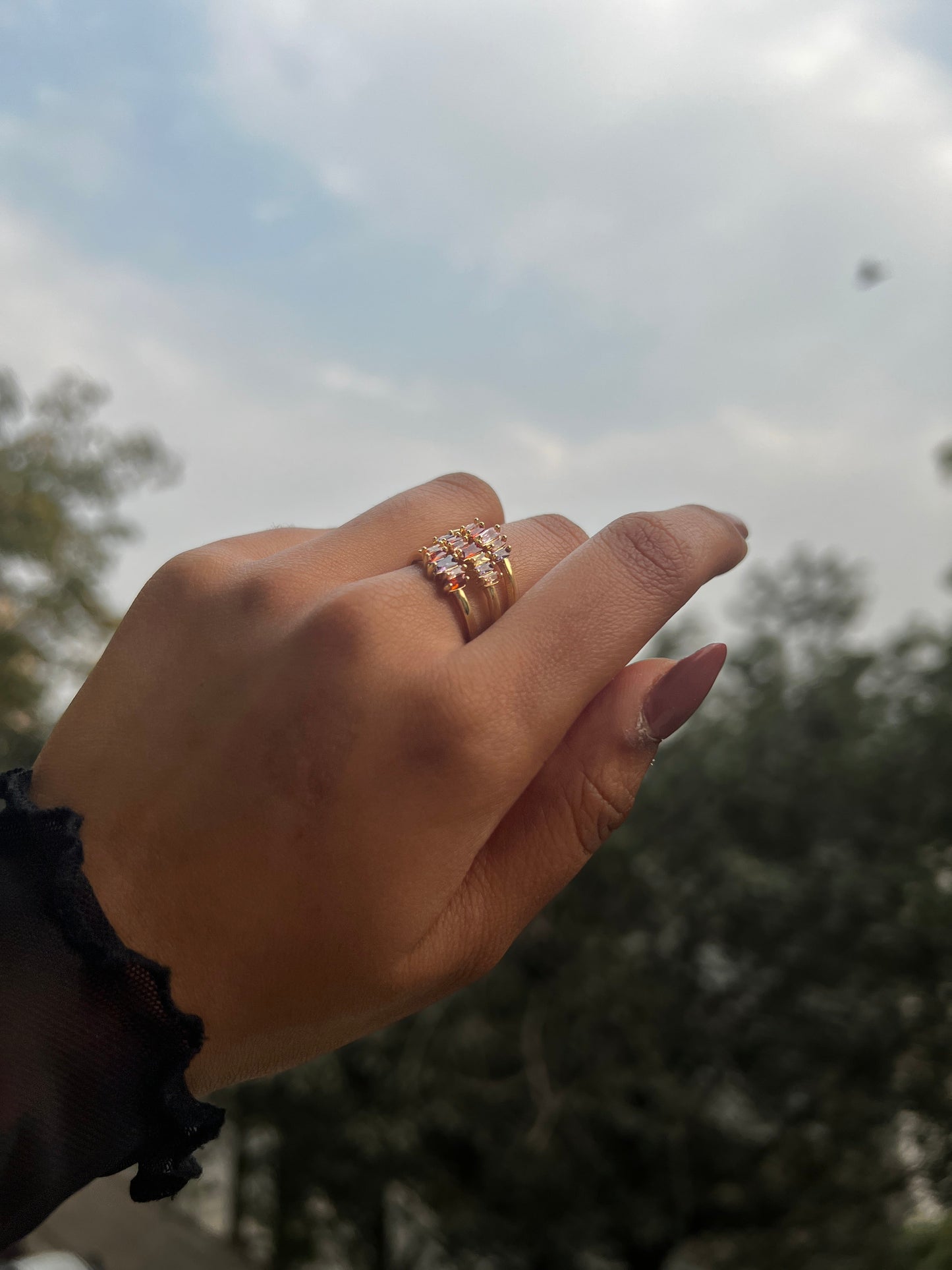 Triple rolling rings