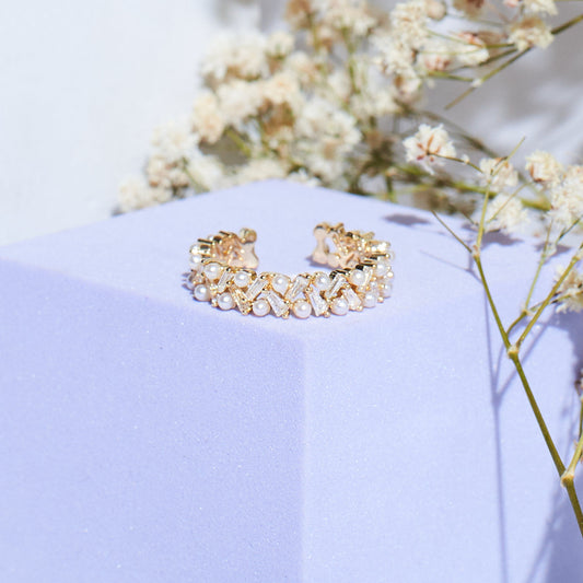 Urban Gemstone Golden Ring Salty