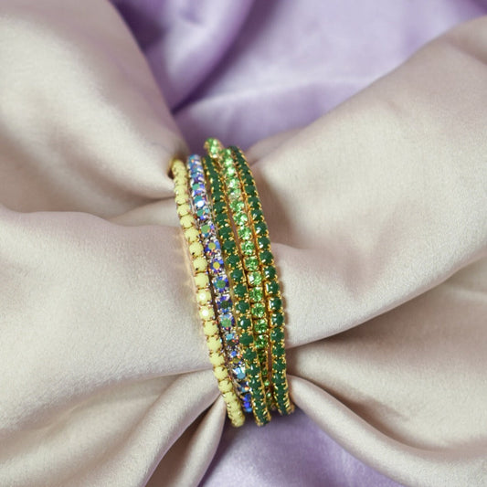 Velvet Night Party Stackable Bands (Set of 5) Salty