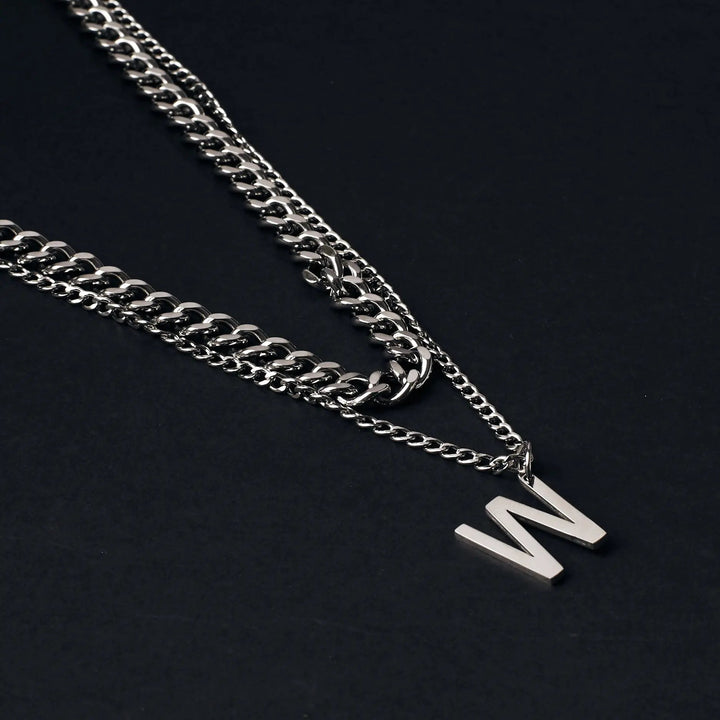 W Bold Silver Chain | Salty