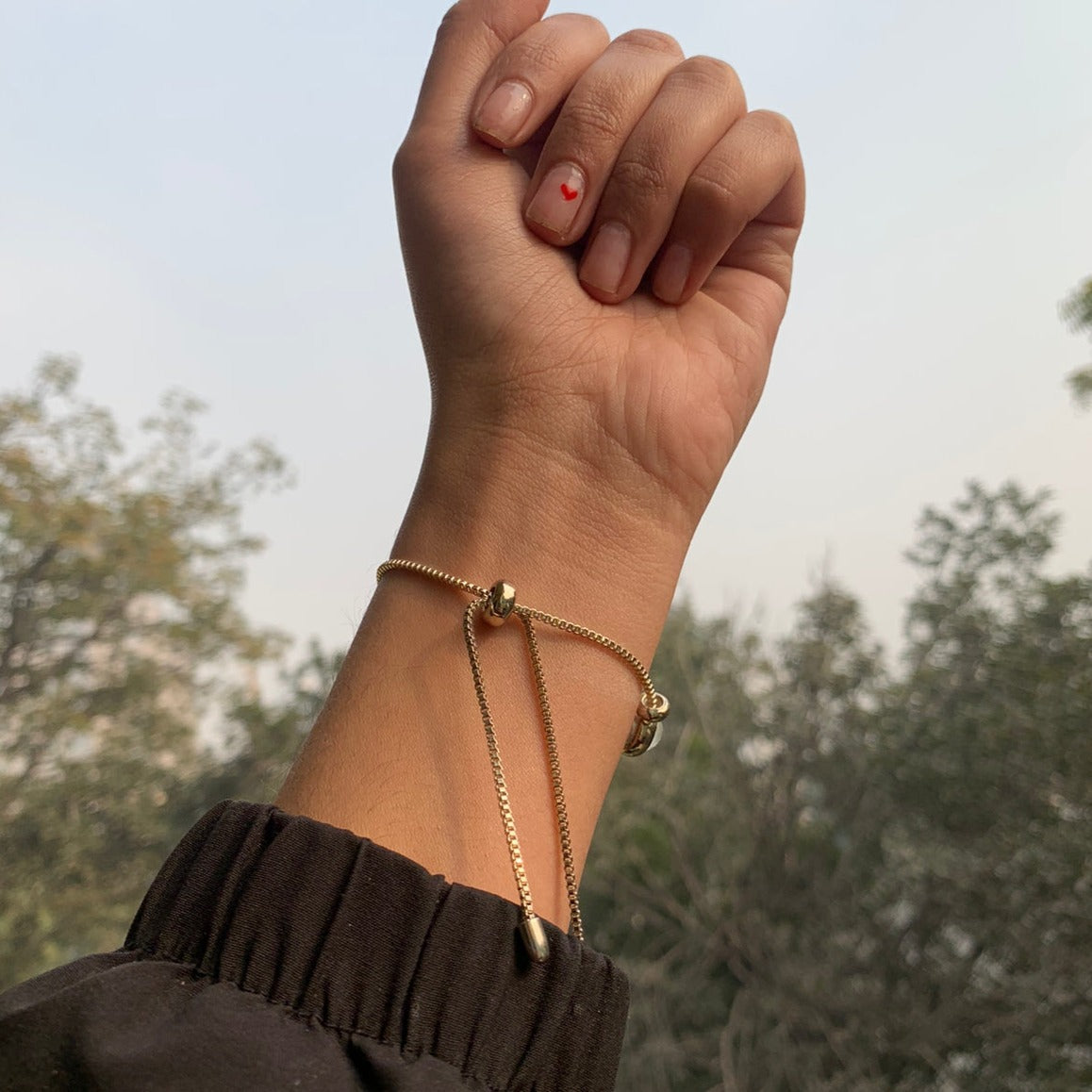 Gold Gem Bracelet