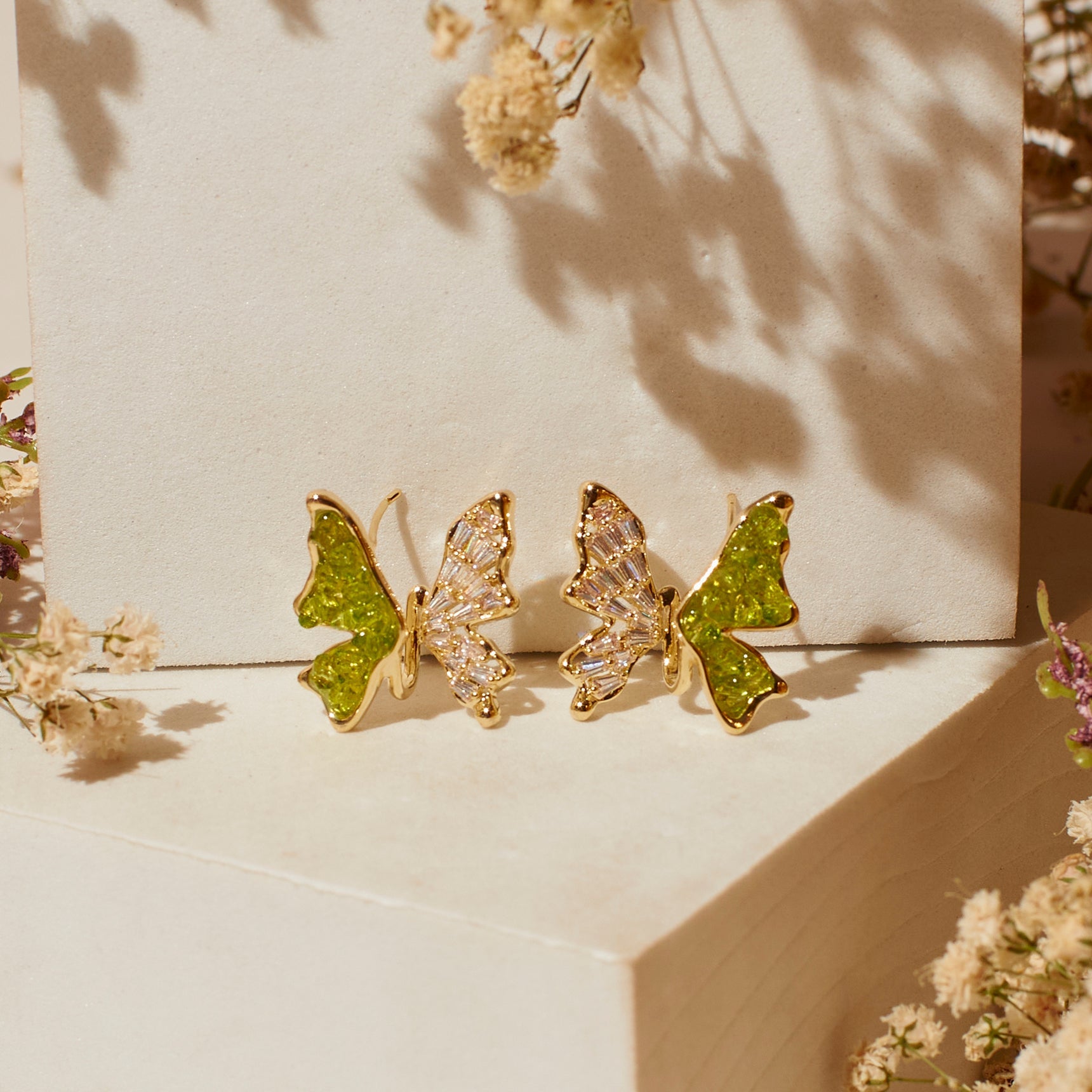 Whispering Wings Earrings Salty