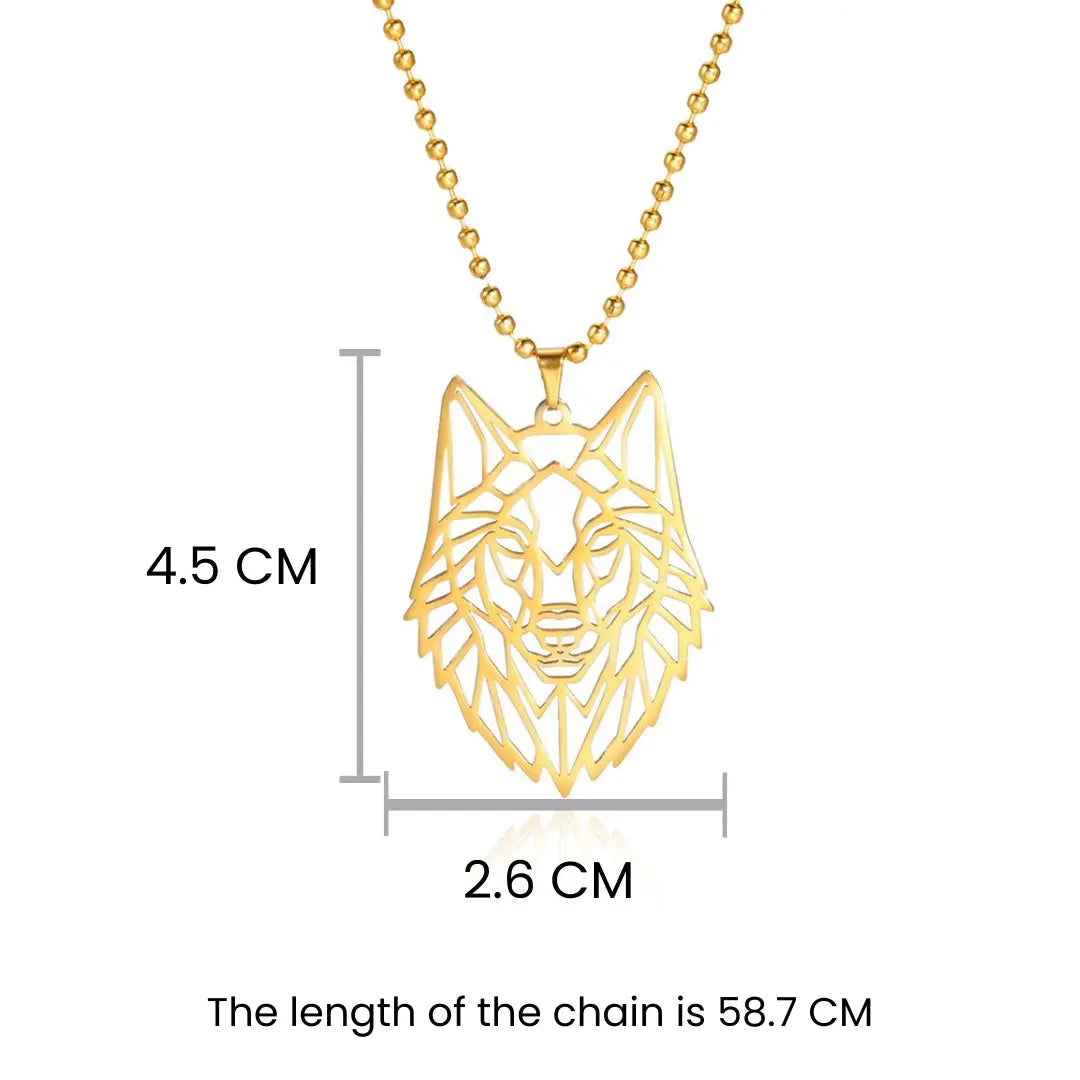 Wild Majesty Golden Necklace | Salty