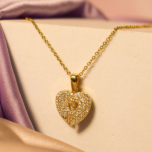 Zircon Laid Chic Necklace Salty