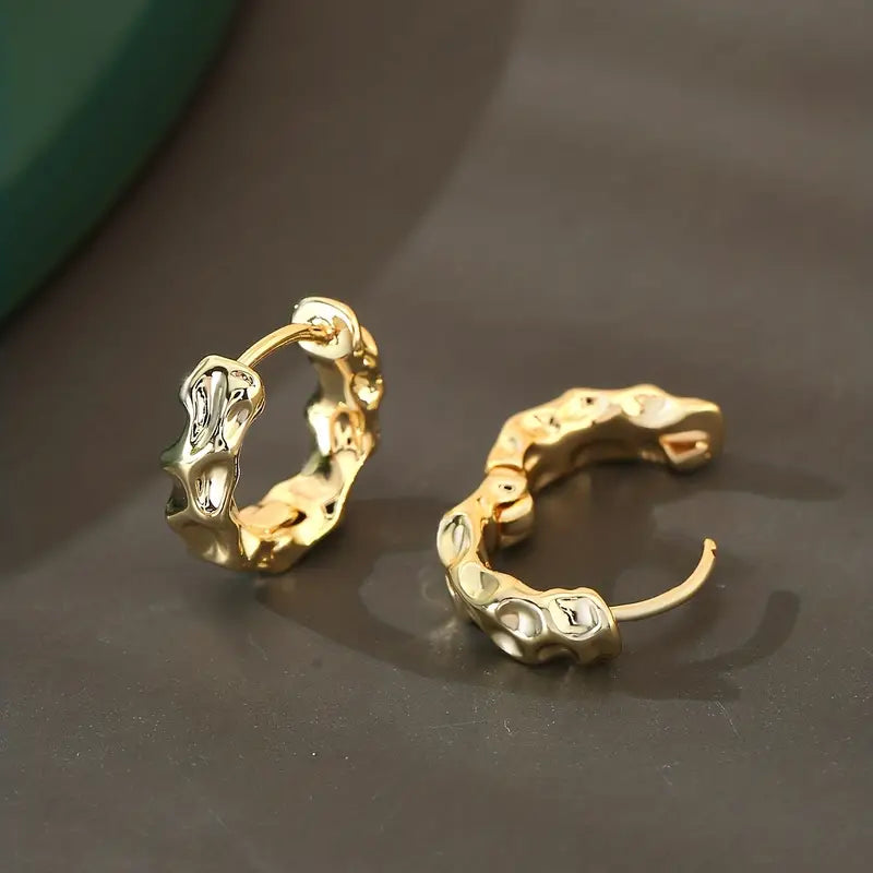 Luxurious Gold Earrings Salty