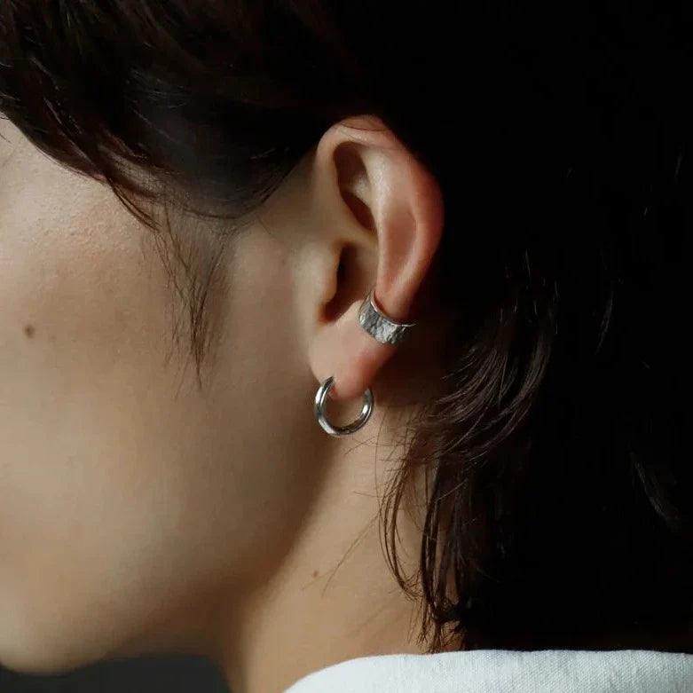 Silver Minimalist Ear Peice