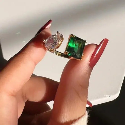 Diamond Cut Mismatch Ring | Salty