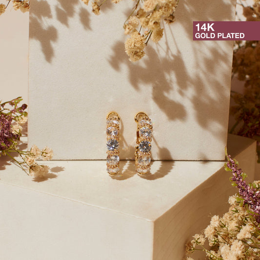 Exquisite Gem Earrings Salty