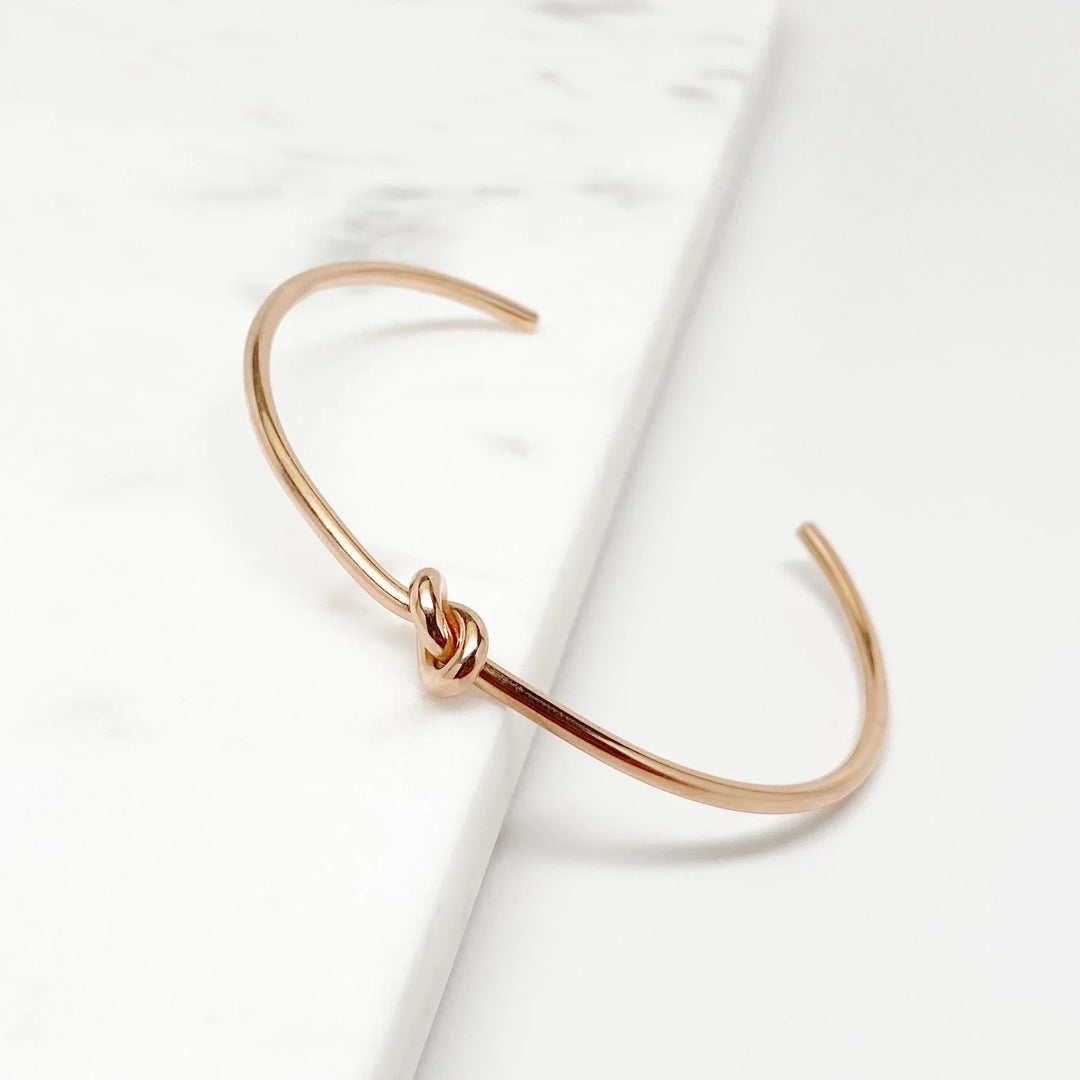 Unity Knot Wristlet - Rose Gold