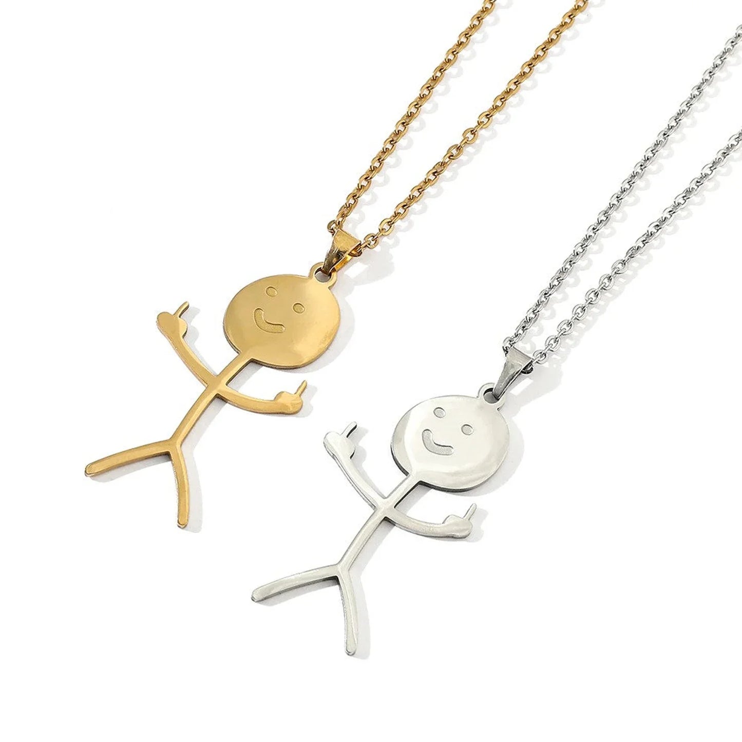 Be Yourself, Be You Necklace- Silver Salty