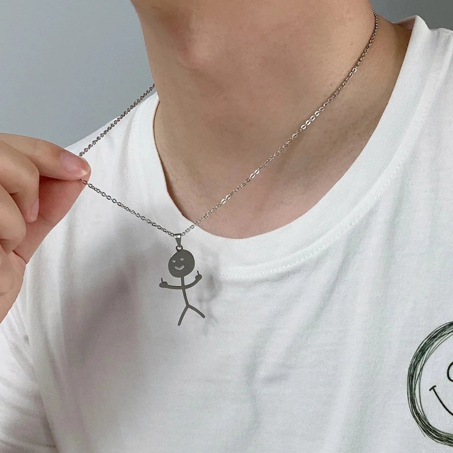 Be Yourself, Be You Necklace- Silver Salty