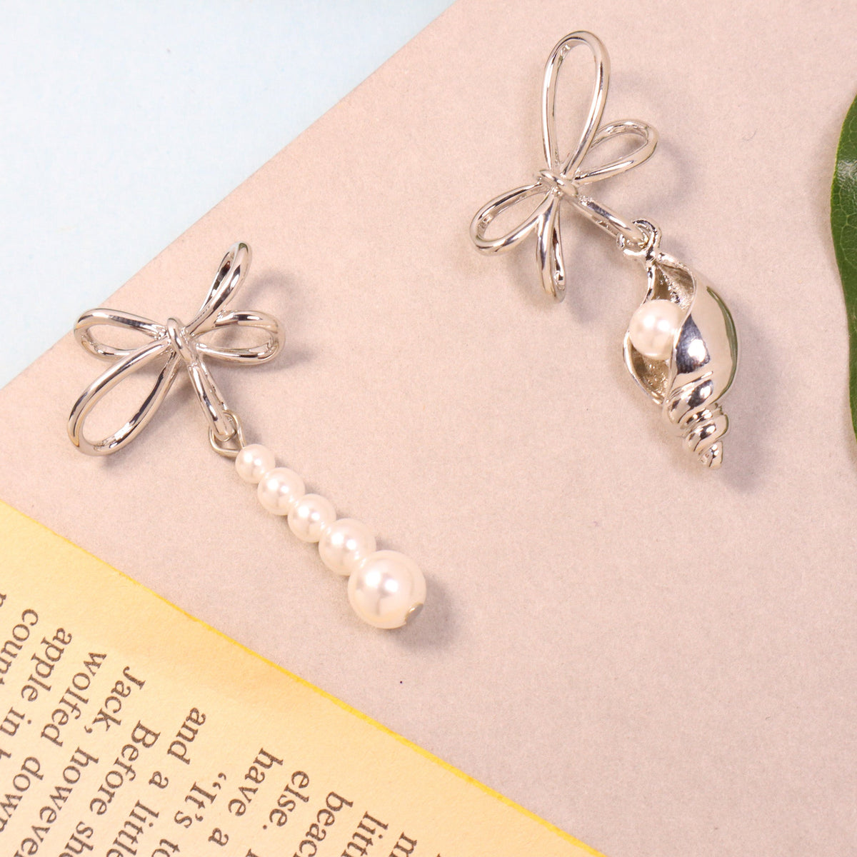 oyster Mis match Earrings