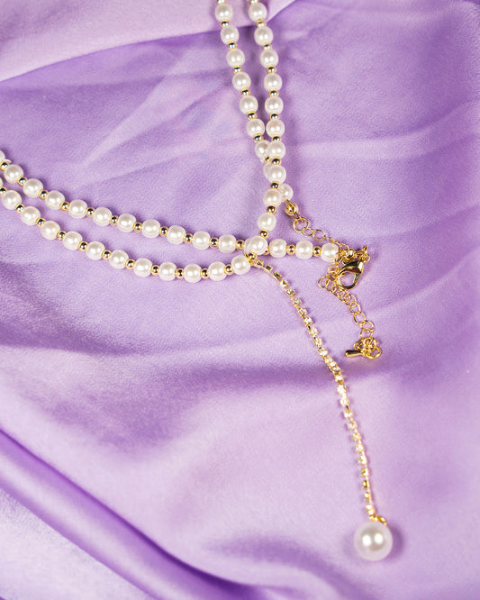 Royal Long Pearls Necklace